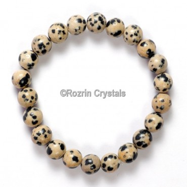 Export Quality Dalmatian Jasper Gemstone Bracelet