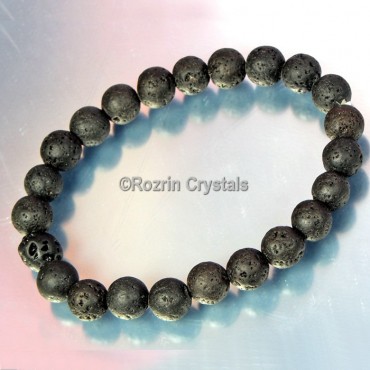 Good Quality Lava stone Gemstone Bracelet