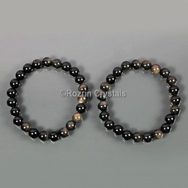 Smoky Quartz Gemstone Energy Bracelet