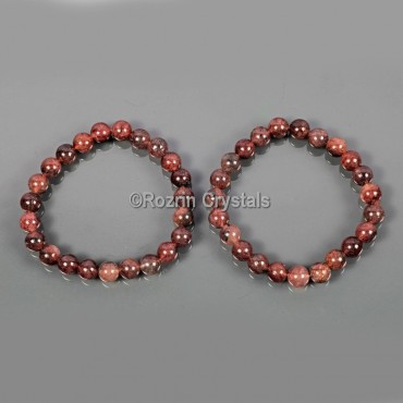 Cherry Quartz Energy Gemstone Bracelet