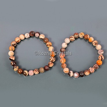 Banded Jasper Fancy Gemstone Bracelet