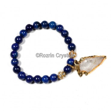 Sodalite with arrow Gemstone Bracelet