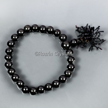 Fancy Black Onyx Gemstone Bracelet