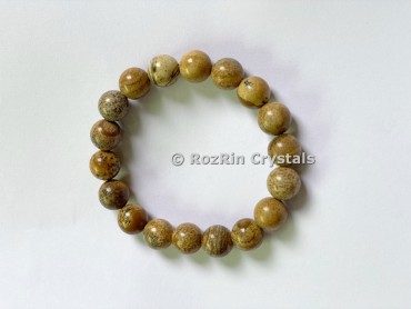 Picture Jasper Crystals Bracelets