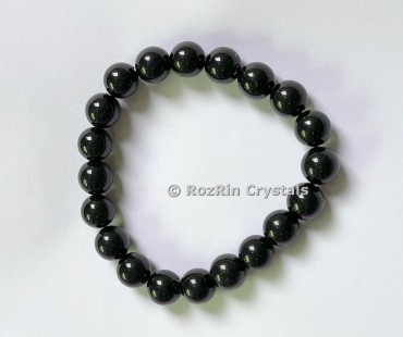 Black Obsidian Stone Bracelets