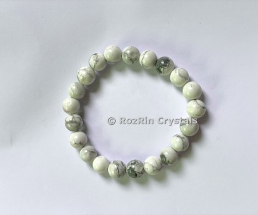 White Howlite Stone Bracelets