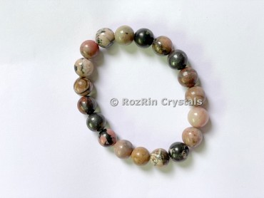 Rhodonite Stone Bracelets