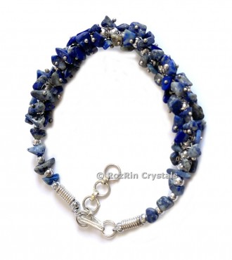 Sodalite Stone Uncut Bracelets