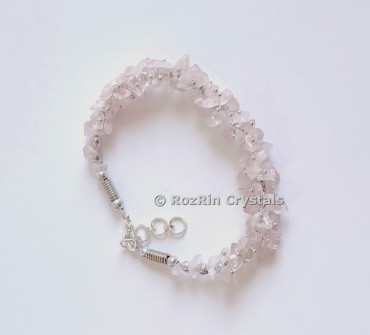 Rose Quartz Uncut Bracelets