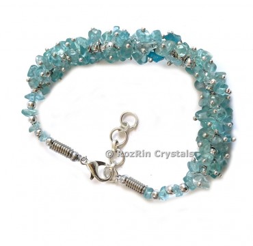 Aquamarine Stone Uncut Bracelets