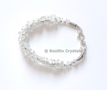 Clear Quartz Uncut Bracelets