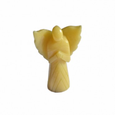 Yellow jade Hand Caerved Angel