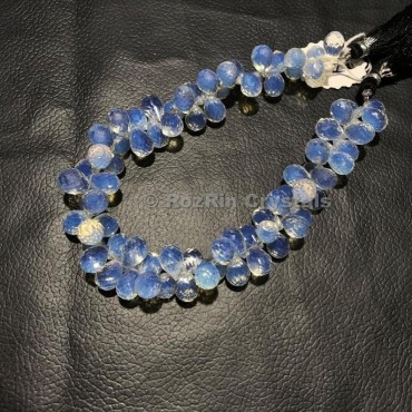 High Quality Opalite Quartz Faceted Drop Briolettes Beads,Opalite Quartz Gemstone Beads