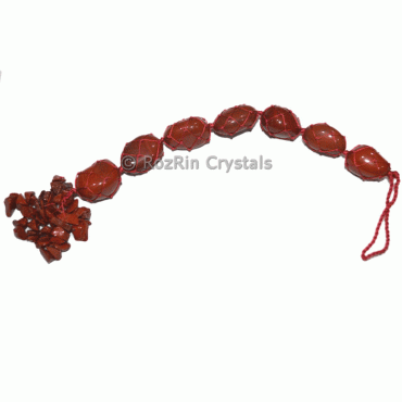 Natural Red Jesper Hanging Stone