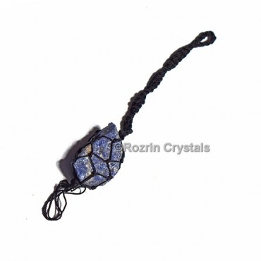 Sodalite raw hanging Stone