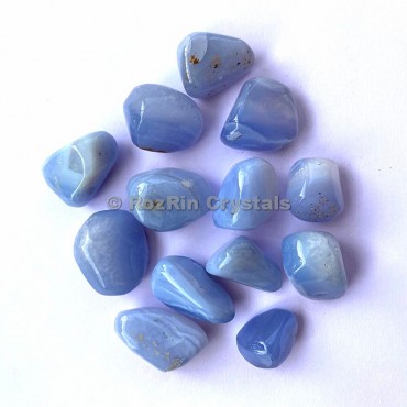 Blue Lace Agate  Tumbled