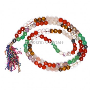 Chakra Faceted Japa Mala