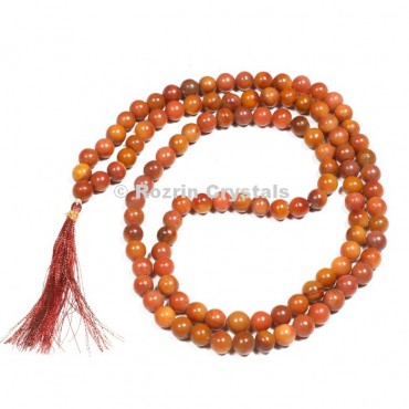 Peach Aventurine Japa Mala