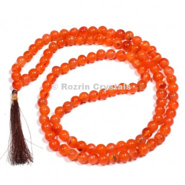 Red Carnelian Japa Mala