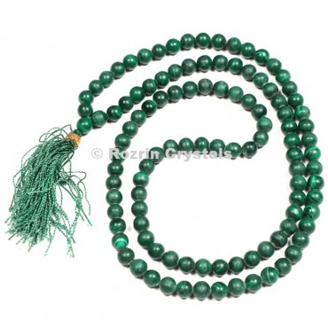 Origional Malachite Japa Mala