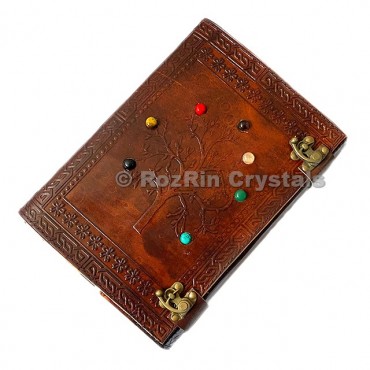 Tree Of Life Chakra Leather Journals