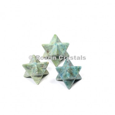 Ruby Fuchsite Merkaba Star