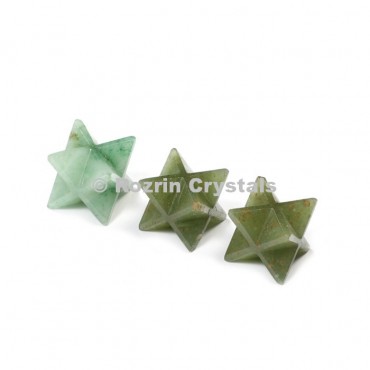 Green Aventurine Merkaba Star