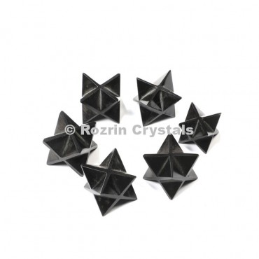 Black Jasper Merkaba Star