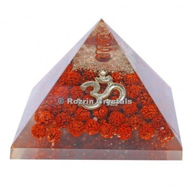 Rudraksha orgonite Pyramids