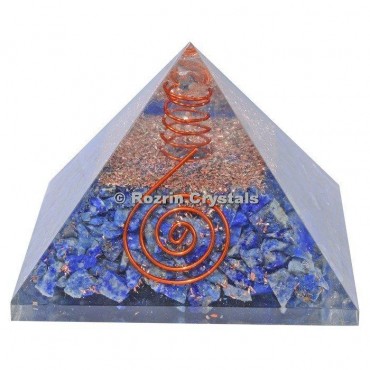 Sodalite Healing Orgonite Pyramids