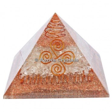 Crystal Quartz Energy Healing Orgone Pyramids