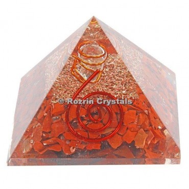 Red Jasper Healing Orgone Pyramids