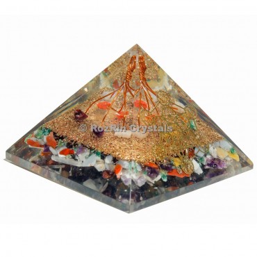 Chakra Metatrone Orgone Pyramid