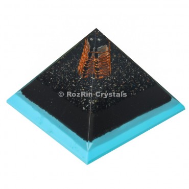 Black Obsidian Orgone Energy Pyramid