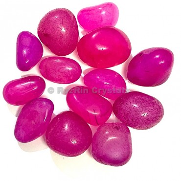 Pink Onyx Tumbled Stone