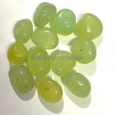 Peridot Onyx Tumbled Stone