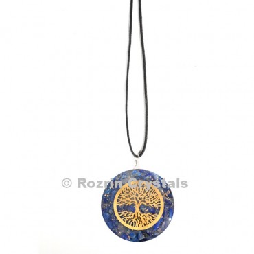 Sodalite  Tree of  Life Orgonite  Pendant