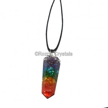 Orgone Chakra Pencil Point Pendant