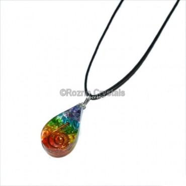 Orgone Chakra Reiki Drop Pendant