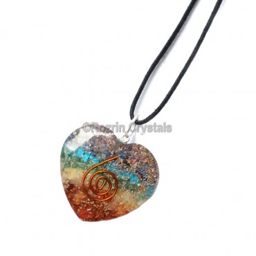 Chakra Heart Orgone  Reki Pendant