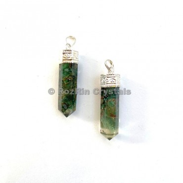 Green Aventurine Orgonite Pencil Pendants