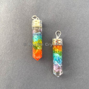 Chakra Orgonite Pencil Pendants