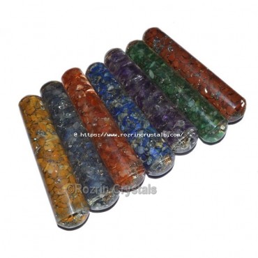 Orgone Seven Chakra Massage Wands Set