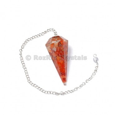 Carnelian Orgone Pendulums