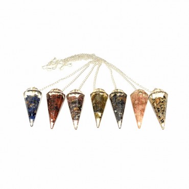 Multi stone Orgone Pendulums