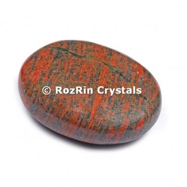 Unakite Palm Stone