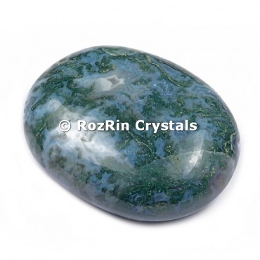 Moss Agate Palm stone