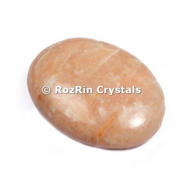 Cream Moonstone Palm Stone