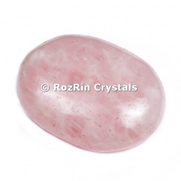 Rose Quartz Palm stone