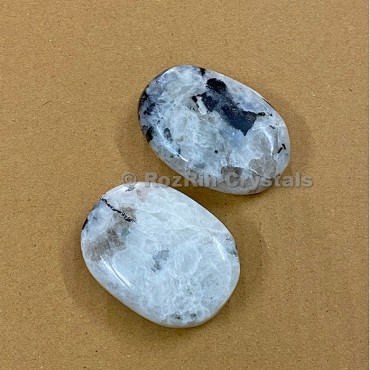 Rainbow Moonstone Palm stone